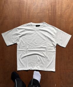 AMERICAN BOXY OFF-WHITE BASIC TEE