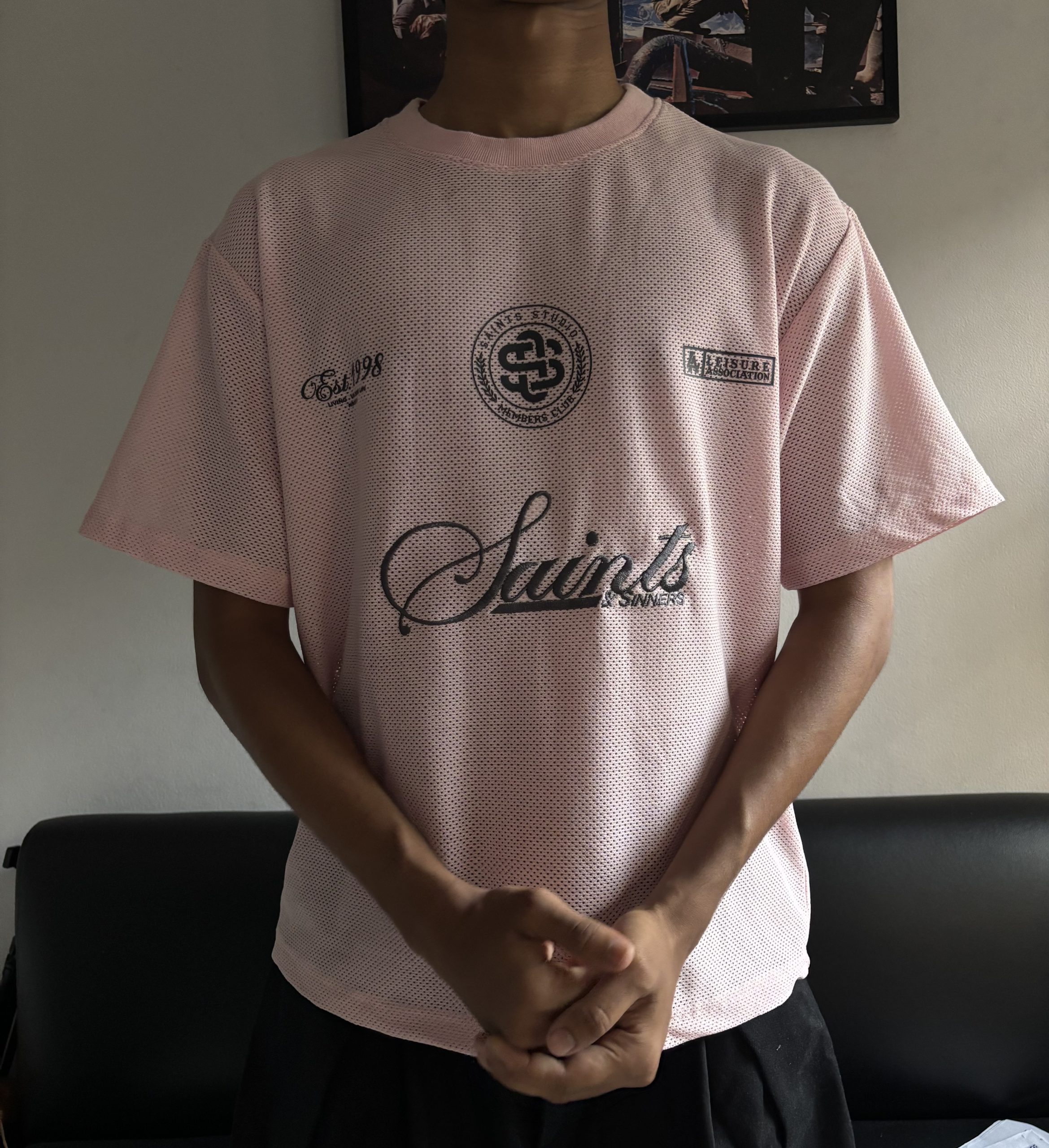 SAINTS STUDIO LIGHT PINK JERSEY - Image 2