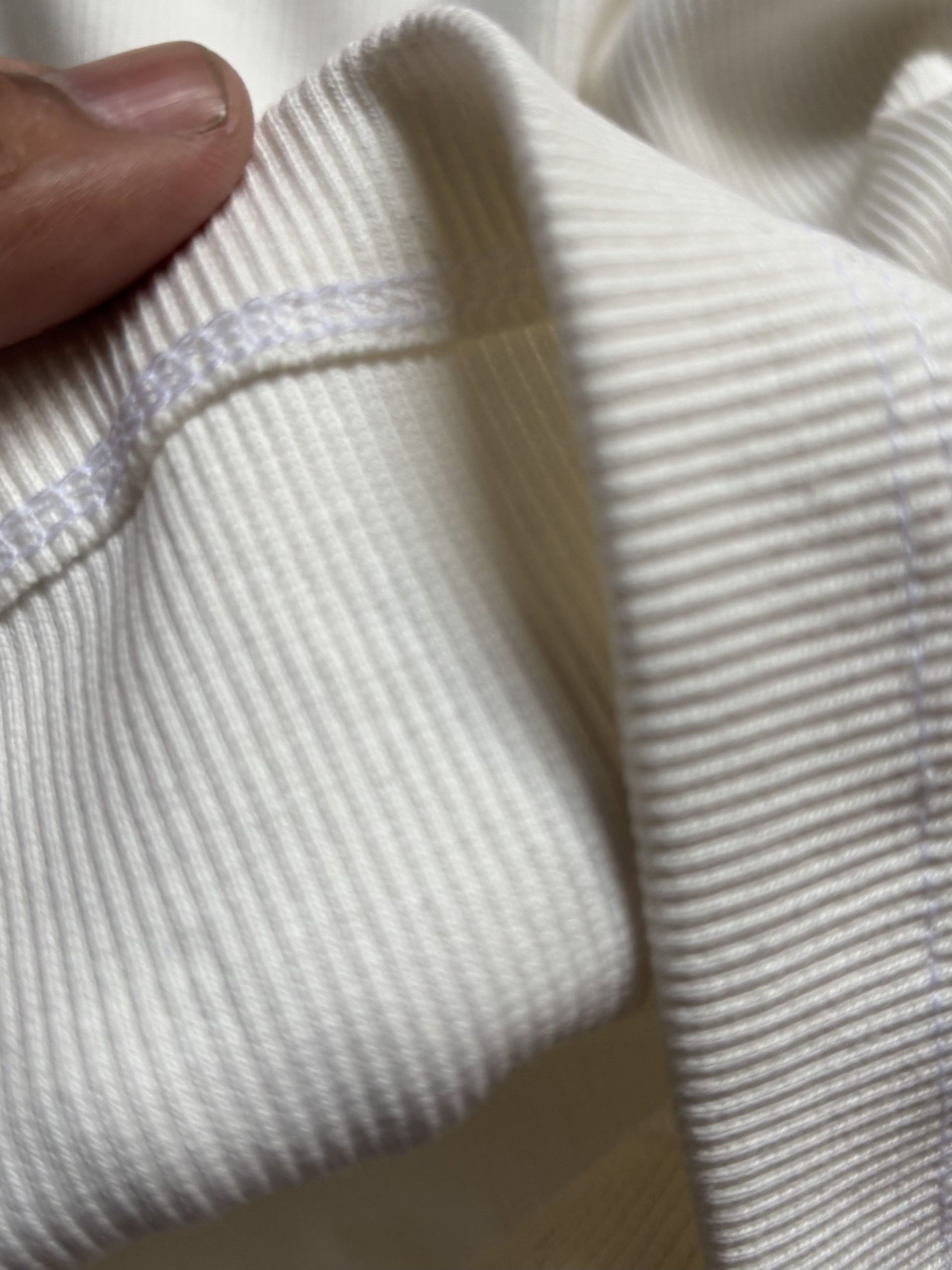 LIGHT OFF-WHITE TANK TOP BY GARAGEOFMULDHON. - Image 4