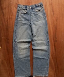 WASHED STRAIGHT CUT BAGGY JEAN