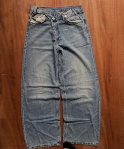 CUSTOM WAISTED STRAIGHT CUT BAGGY JEANS