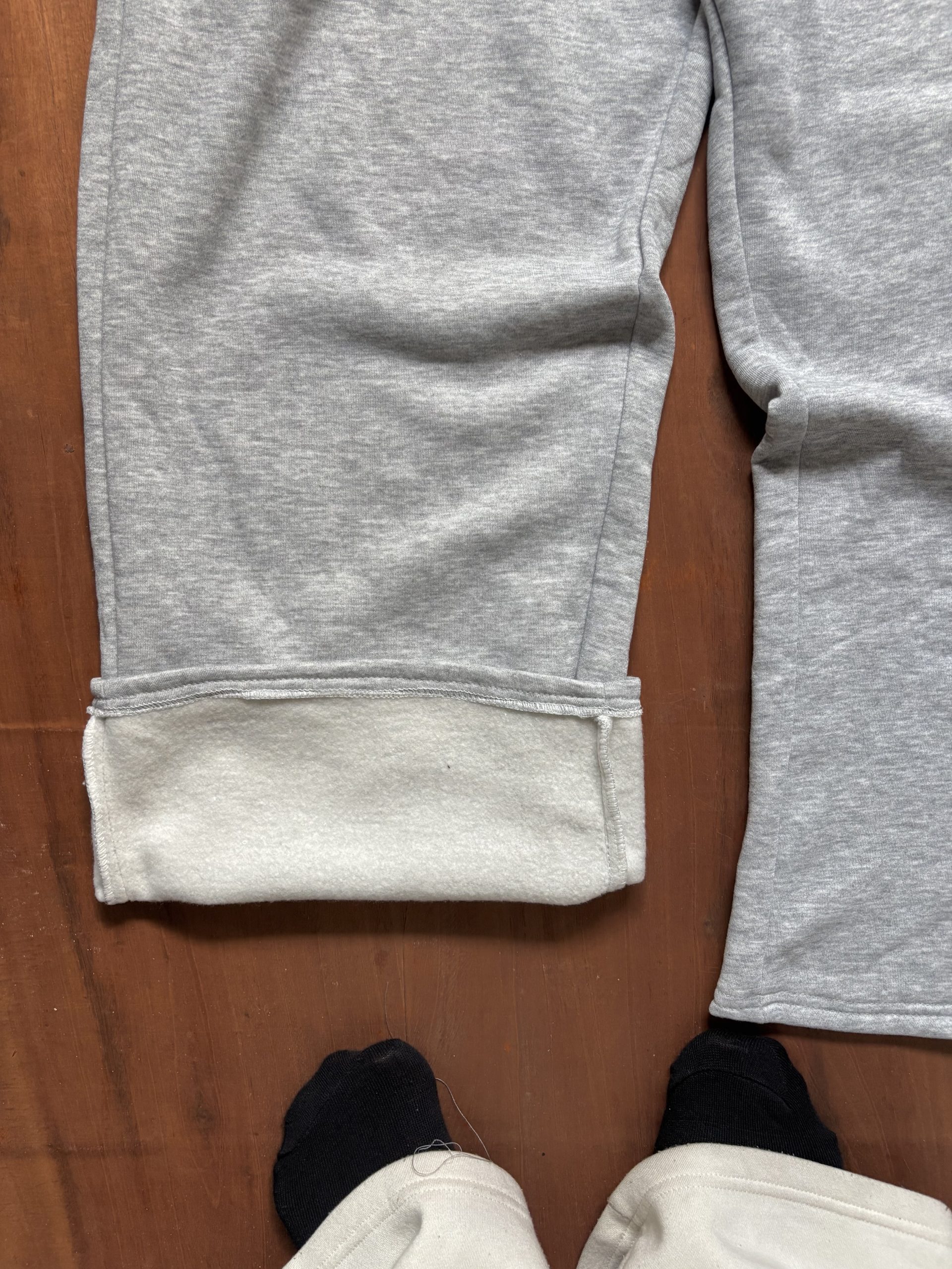 GREY CHARCOAL HEAVY BAGGY SEWATPANT - Image 3