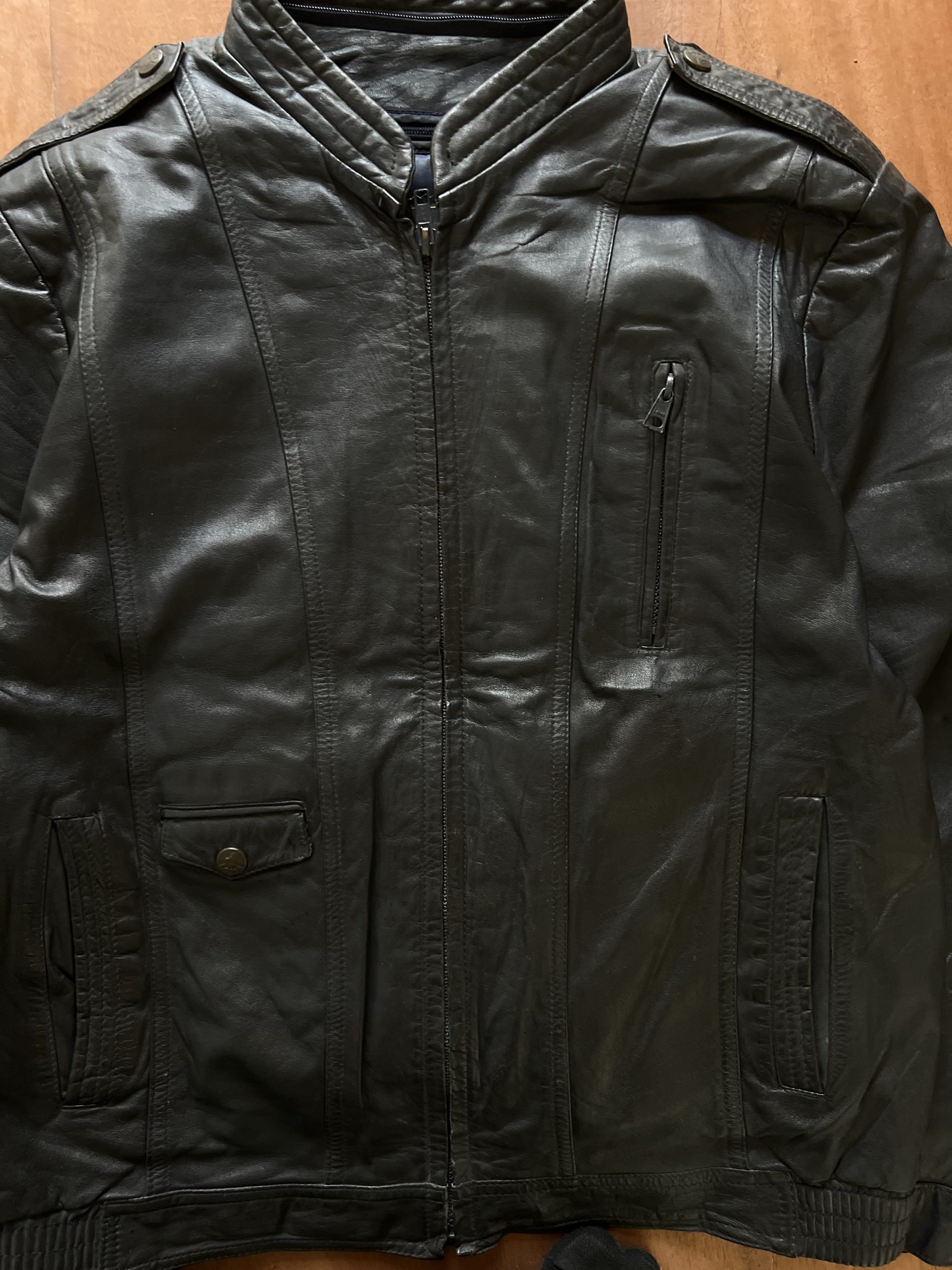 ITALIAN VINTAGE LEATHER JACKET - Image 2