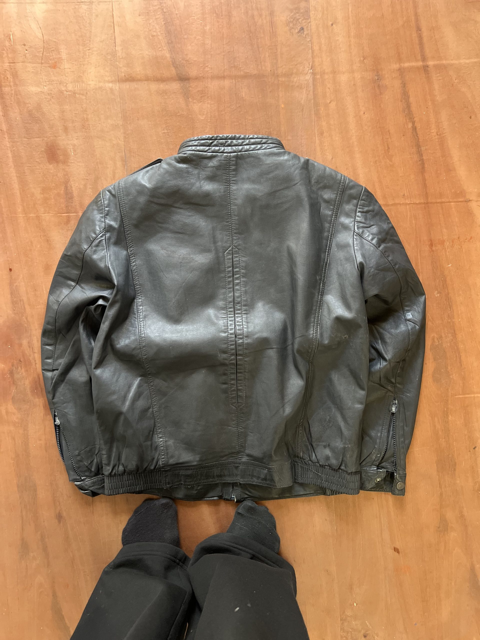 ITALIAN VINTAGE LEATHER JACKET - Image 3