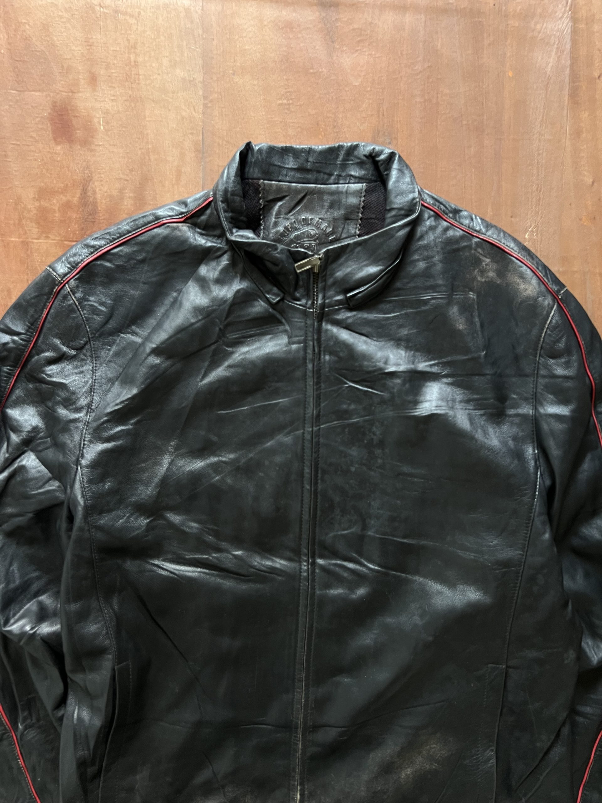 ITALIAN BIKER WASHED FITTED JACKEY - Image 2
